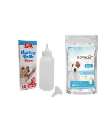 Gezero lu Petshop Royalist Puppy Milk Powder Breast Milk + Bottle 100 Ml Bottle (With Royalist Difference)
