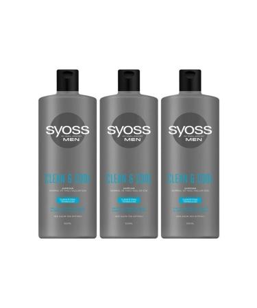 Syoss Brand: Men Clean & Cool Menthol Effective Shampoo 500 Ml 8690572797082 Category: Shampoo