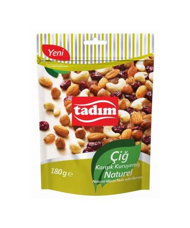 Tad m Natural Raw Mixed Nuts 180 gr