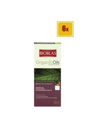 Bioblas Organic Oils Fine & Weak Hair Nettle Shampoo 360 ml Set of 6