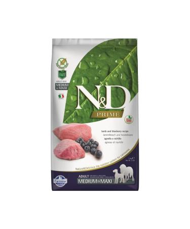N & D Lamb and Blueberry Medium and Large Grain Free Adult Dog Food 12kg