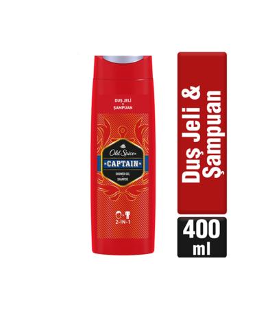 Old Spice Shower Gel & Shampoo 400 Ml Captain