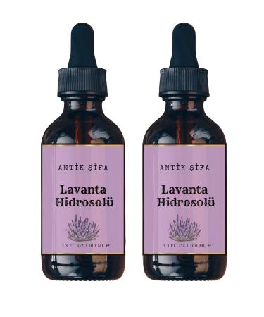 Ancient Healing Natural Lavender Water (2 X 100 Ml) Pure Lavender Hydrosol