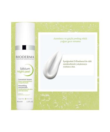Bioderma Sebium Night Peel 40 ml Sebium Foaming Gel Active 200 ml Sebium Lotio - Buy Online on GoSupps.com