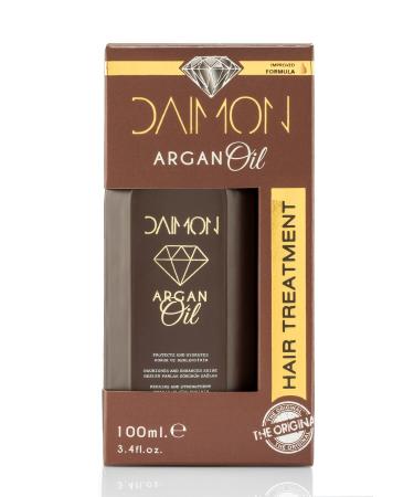 DAIMON Premium Specially Formulated Argan Care Oil for Slow Growing and Extremely Damaged Hair 100 ML - Buy Online on GoSupps.com