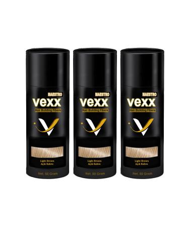 vexx maestro Vexx 50 Gr. Light Brown Hair Powder 3 Pieces