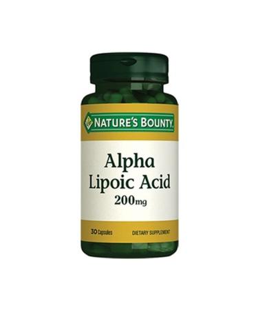 Natures Bounty Alpha Lipoic Acid 200 Mg 30 Capsules