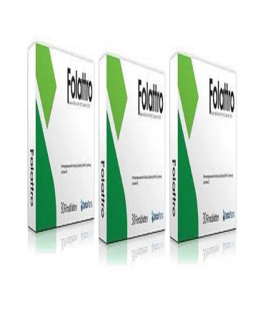 Promotil Folattro Folic Acid Food Supplement 30 Tablets 3 Pieces