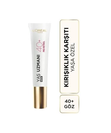 L'Oreal Paris Age Expert Anti-Aging 40+ Eye Cream 15ml - Buy Online on GoSupps.com