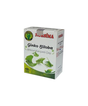 Nursima Siftaholsun Grocery Store Ginkgo Bloba Herbal Mixed Tea 40 Filtering Bags