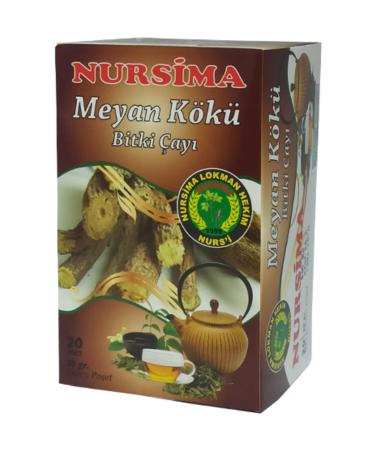 Nursima Licorice Root Herbal Tea 20 Filtering Bags