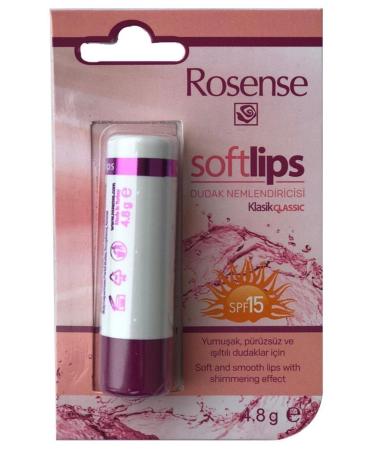 Rosense Lip Moisturizer - Soft Lips Stick Spf 15 4.8 G