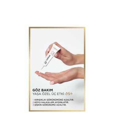 L'Oreal Paris Age Expert Anti-Aging 40+ Eye Cream 15ml - Buy Online on GoSupps.com