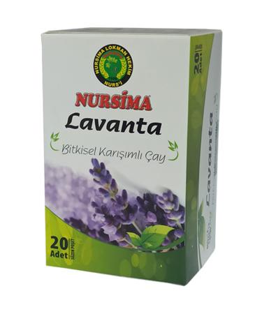 Nursima Lavender Herbal Mixed Tea 20 Filtering Bags