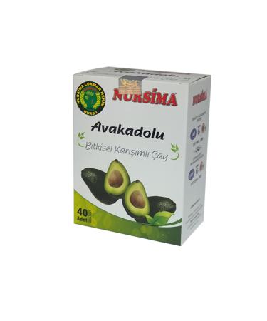 Nursima Siftaholsun Grocery Avocado Herbal Mix Tea 40 Filter Bags