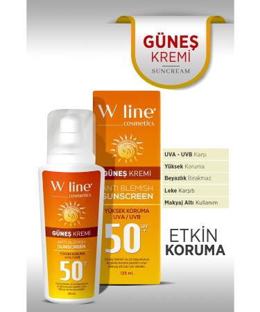 wline Sun Cream Dark Spot Prevention Spf 50 125 Ml