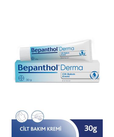 Bepanthol Skin Care Cream 30gr l Suitable for All Skin Types Daily Care for Hands and Face