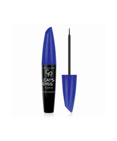 Golden Rose Quick Dry Cat's Eyes Eyeliner Blue