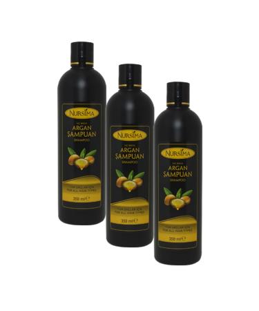 Nursima Plant Essence Argan Shampoo 350 Ml 3' Pack