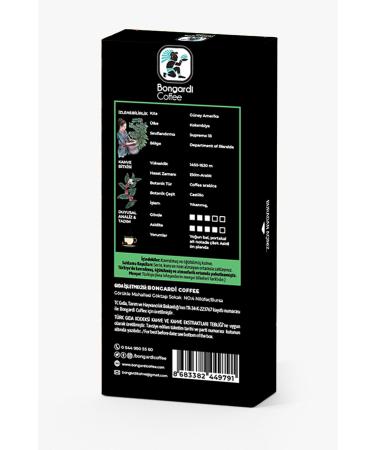 Bongardi Coffee Capsule Coffee 10 Pieces Nespresso Compatible Colombia - Buy Online on GoSupps.com