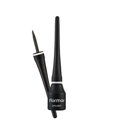 Flormar Dipliner Intense Black Semi-Matte Finish Dipliner | 3.5 ml
