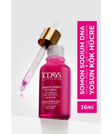 TODAYS CLINICALS Salmon + Sodium DNA + Algae Stem Cell + Creates Collagen and Elastin + Tightens Pores