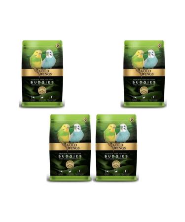 Gold Wings Premium Budgie Food 1 Kg X 4 Pieces