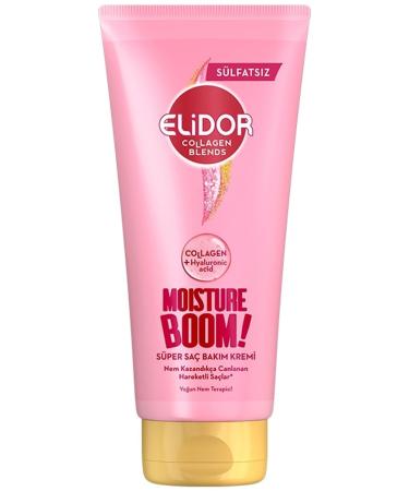 Elidor Collagen Blends Sulfate-Free Super Hair Conditioner Moisture Boom Intensive Moisture Therapy 170 Ml