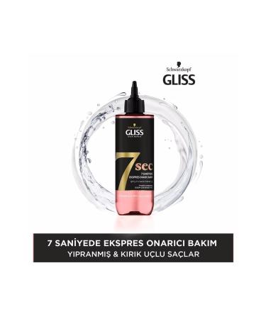 Gliss 7 Sec Split Hair Miracle - 7 Seconds Express Broken Hair Repair Liquid Cream 200 Ml - Buy Online on GoSupps.com