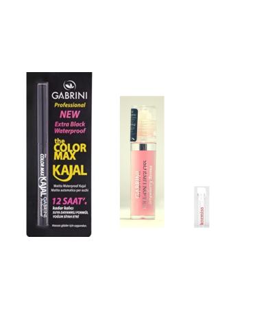 Gabrini Waterproof Eyeliner + Lipgloss