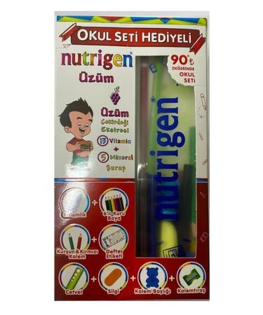 Nutrigen Grape Pediatric Syrup 200 ml School Set