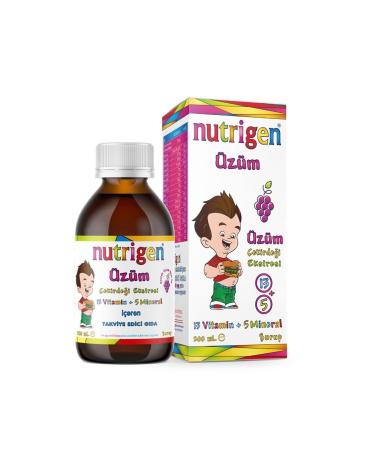 Nutrigen Grape Pediatric Syrup 200 ml School Set - Buy Online on GoSupps.com
