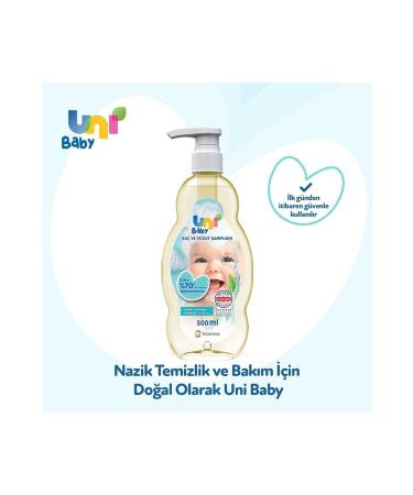 Uni Baby Hair and Body Shampoo 500 Ml - Buy Online on GoSupps.com