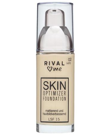 Rival Loves Me Sunscreen SF 15 Foundation Skin Optimizer No:02 Ivory 30 ml MMCZ200