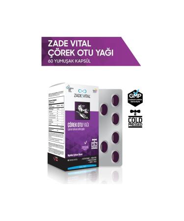 Zade Vital Black Cumin Oil Blister 60 Capsules