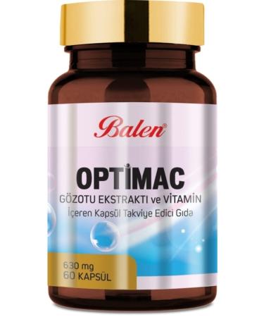 Balen Optimac Eyebright Extract and Vitamin Containing Capsule Supplementary Food
