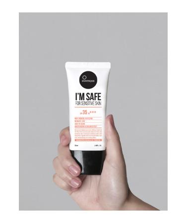 Suntique I'm Safe For Sensitive Skin Spf35 Pa+++ Moisturizing and Protective Sun Cream 50ml - Buy Online on GoSupps.com