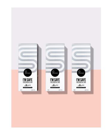 Suntique I'm Safe For Sensitive Skin Spf35 Pa+++ Moisturizing and Protective Sun Cream 50ml - Buy Online on GoSupps.com