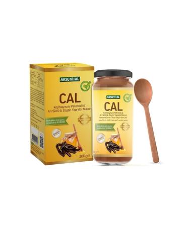 Aksu Vital Cal Carob Molasses Royal Jelly and Olive Leaf (Weight Gainer) Paste 300 Gr - Buy Online on GoSupps.com
