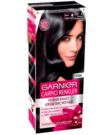 Garnier Brand: Color Naturals Hair Dye Striking Color 1.0 Extra Intense Black Category: Hair Dye