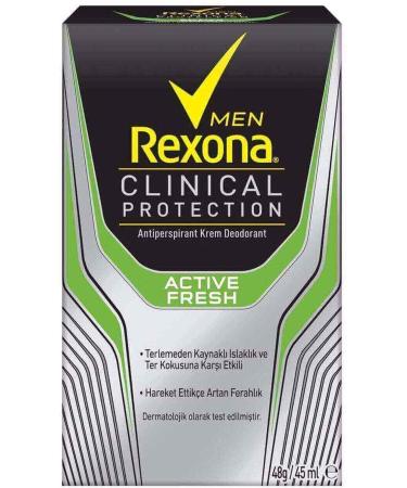 Rexona Cream Deodorant Clinical Protection Active Fresh Men 45ml