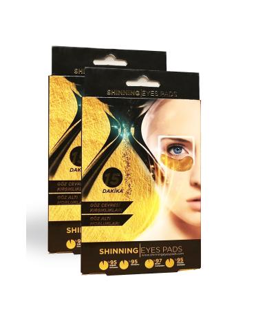 shinning eyes Gold Under Eye Mask 4 Pairs / 24 Carat Gold Under Eye Mask