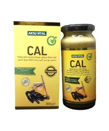 Aksu Vital Cal Carob Molasses Royal Jelly and Olive Leaf Paste 300 gr - Buy Online on GoSupps.com