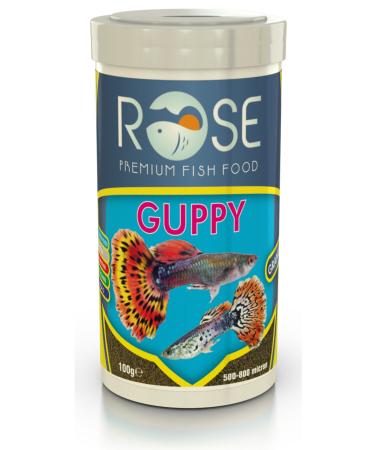 Rose Guppy Granulat 250 ml Tropical Aquarium Fish Food