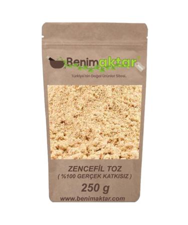 Benim Aktar Benimaktar Powder Ginger 1st quality No Additives 250 gr