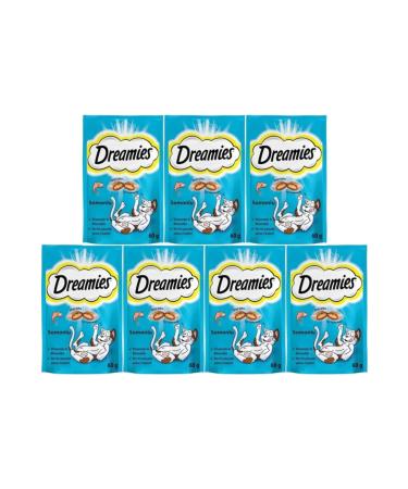 Dreamies Salmon Cat Reward Food 60 Gr 7 Pieces