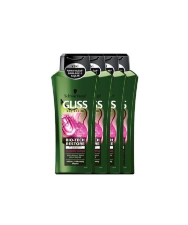 Gliss Bio-tech Strengthening Shampoo 360 ml 4 Pieces