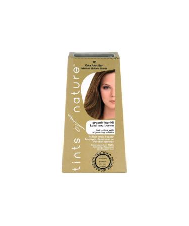 Tints Of Nature 7d Medium Golden Blonde Organic Hair Dye