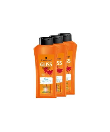 Gliss Sun Proect Shampoo 525 Ml X 3 Pieces