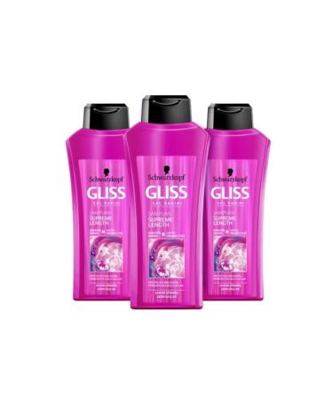 Gliss Supreme Length Shampoo 525 ml X 3 Pieces